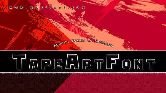 Typographic Design of TapeArtFont