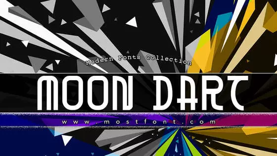 「Moon-Dart-Bold」字体排版图片