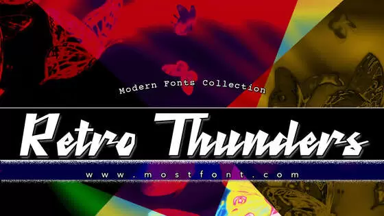 Typographic Design of Retro-Thunders