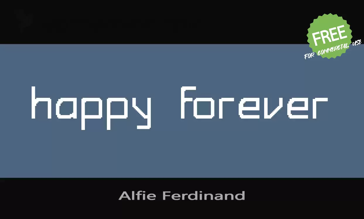 Sample of Alfie-Ferdinand