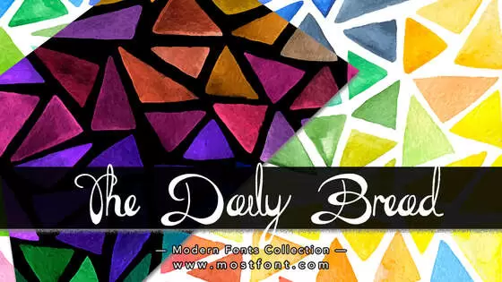 Typographic Design of The-Daily-Bread