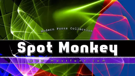 Typographic Design of Spot-Monkey