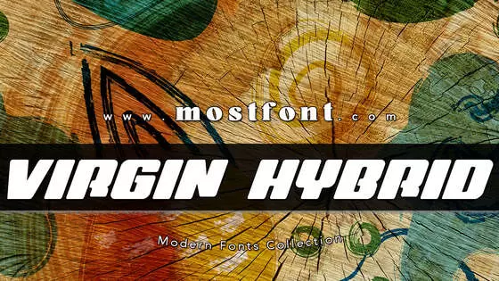 Typographic Design of Virgin-Hybrid