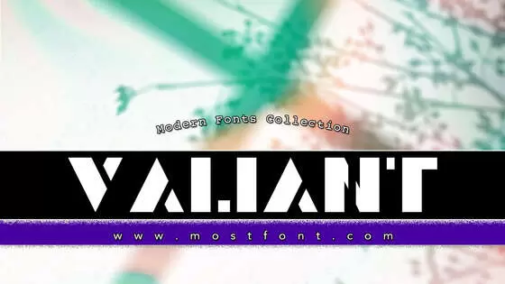 Typographic Design of Valiant