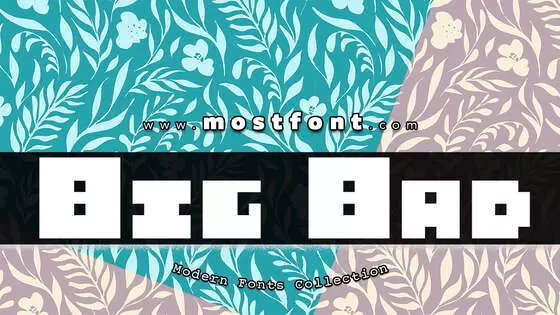 Typographic Design of Big-Bad-Blocks