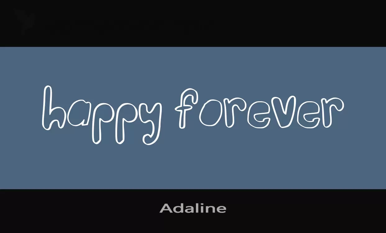 Font Sample of Adaline
