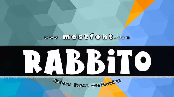 Typographic Design of Rabbito
