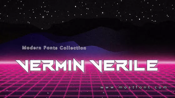 Typographic Design of Vermin-Verile