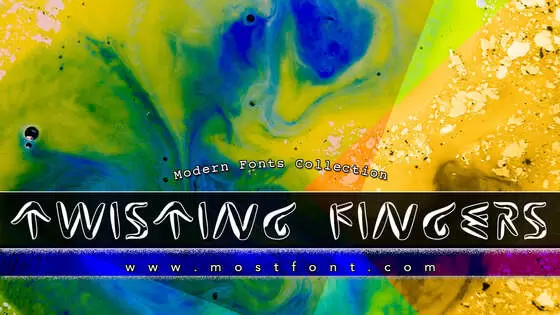 Typographic Design of Twisting-Fingers