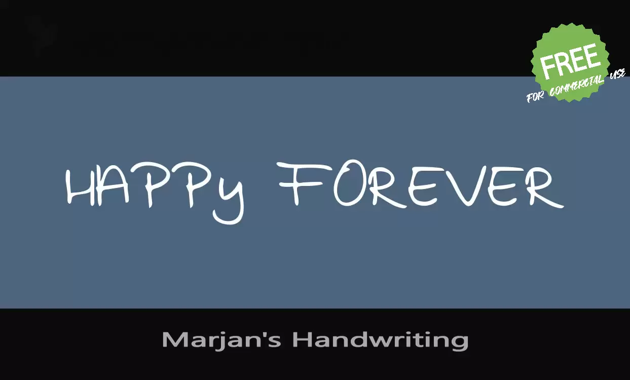 Sample of Marjan's-Handwriting