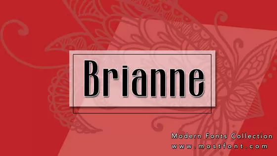 Typographic Design of Brianne