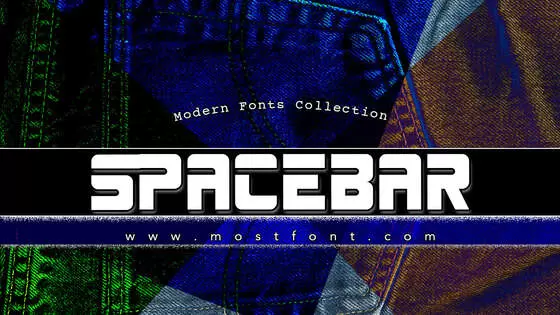 Typographic Design of SPACEBAR