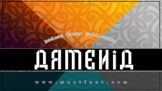 「Armenia」字体排版图片