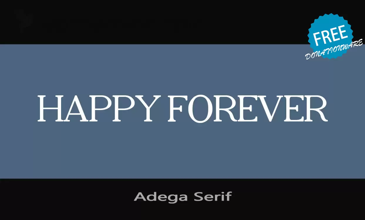 「Adega-Serif」字体效果图