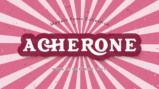 「Acherone」字体排版样式