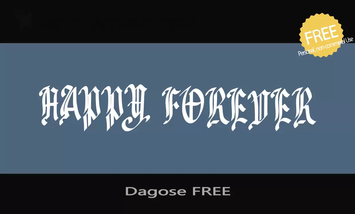 Sample of Dagose-FREE