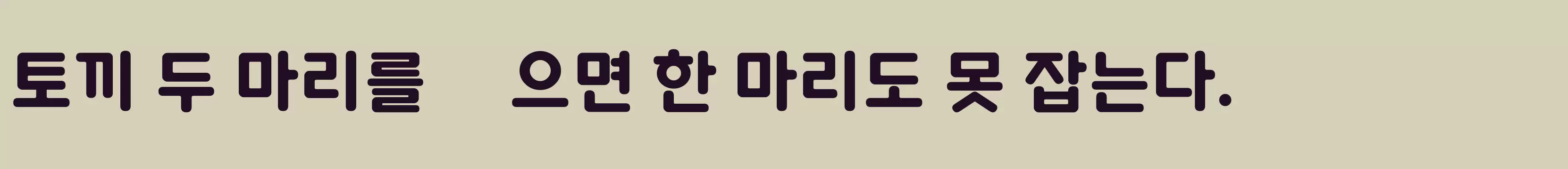 Preview Of 타이포 도담B