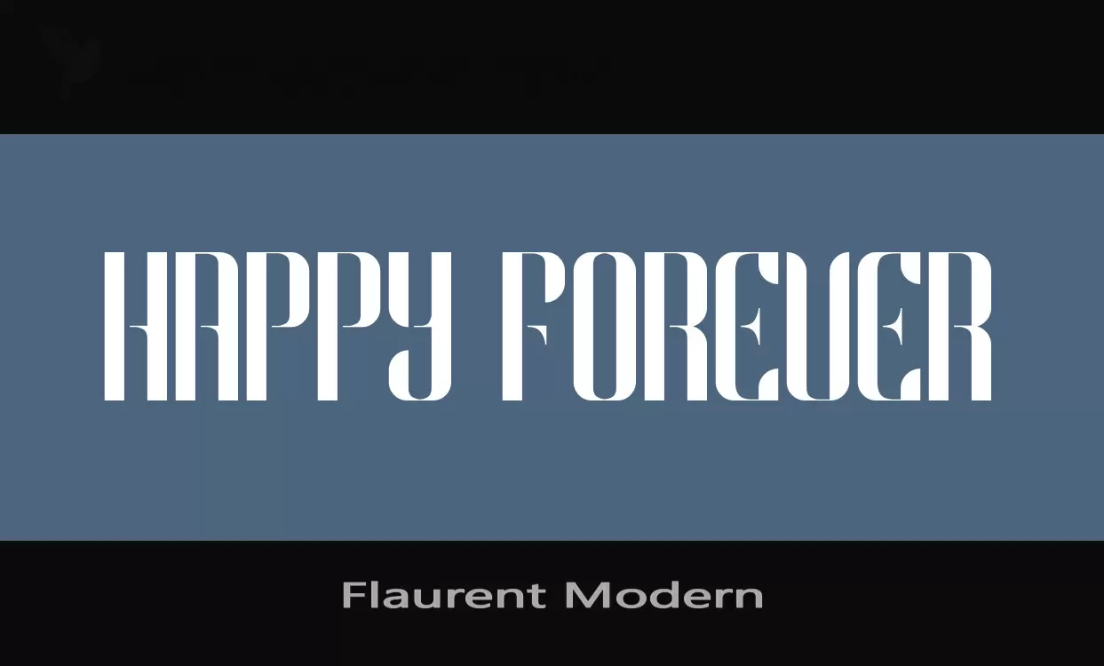 Font Sample of Flaurent-Modern
