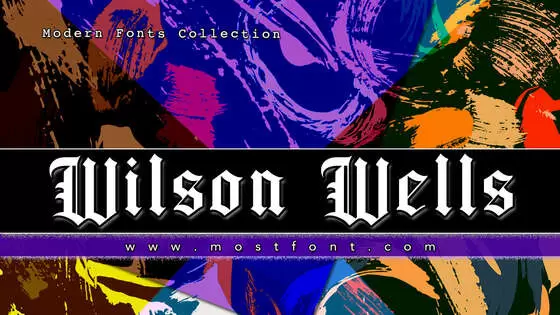 Typographic Design of Wilson-Wells