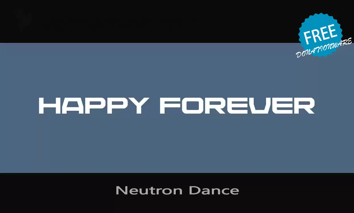 Sample of Neutron-Dance