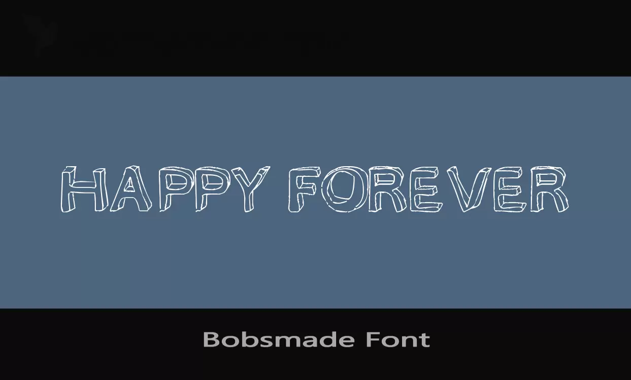 「Bobsmade-Font」字体效果图