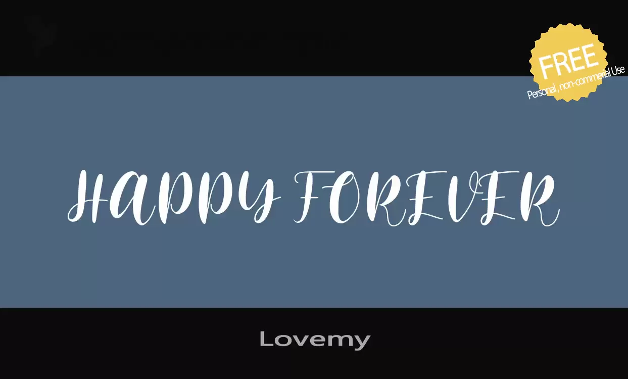 「Lovemy」字体效果图