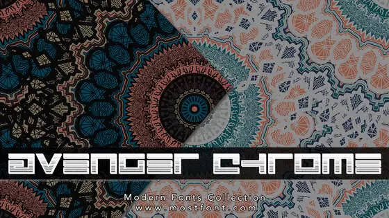 「Avenger-Chrome」字体排版图片