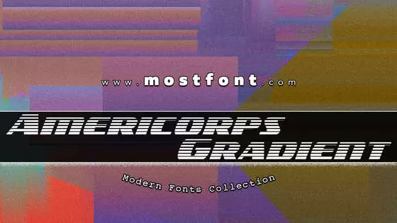 Typographic Design of Americorps-Gradient