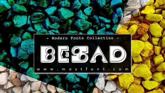 「Besad」字体排版样式
