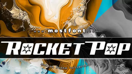 Typographic Design of Rocket-Pop-Half-Italic