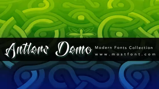 Typographic Design of Antlers-Demo