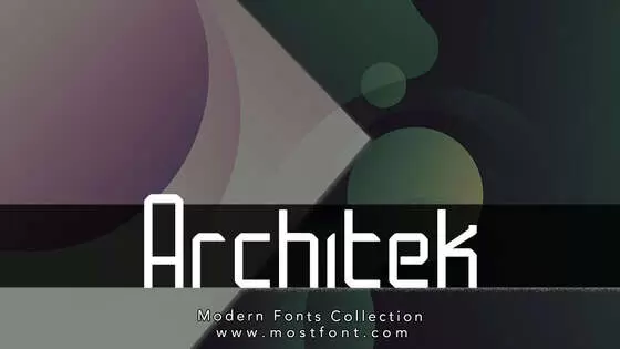 Typographic Design of Architek