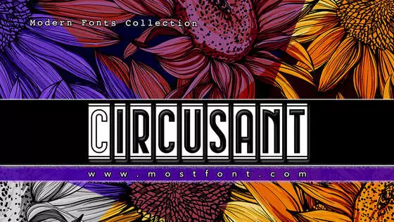 「Circusant」字体排版图片