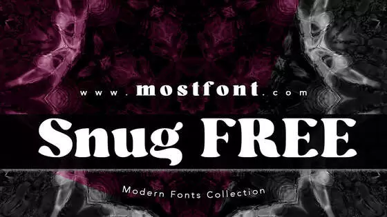「Snug-FREE」字体排版图片