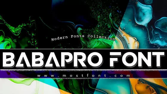 Typographic Design of BABAPRO-FONT