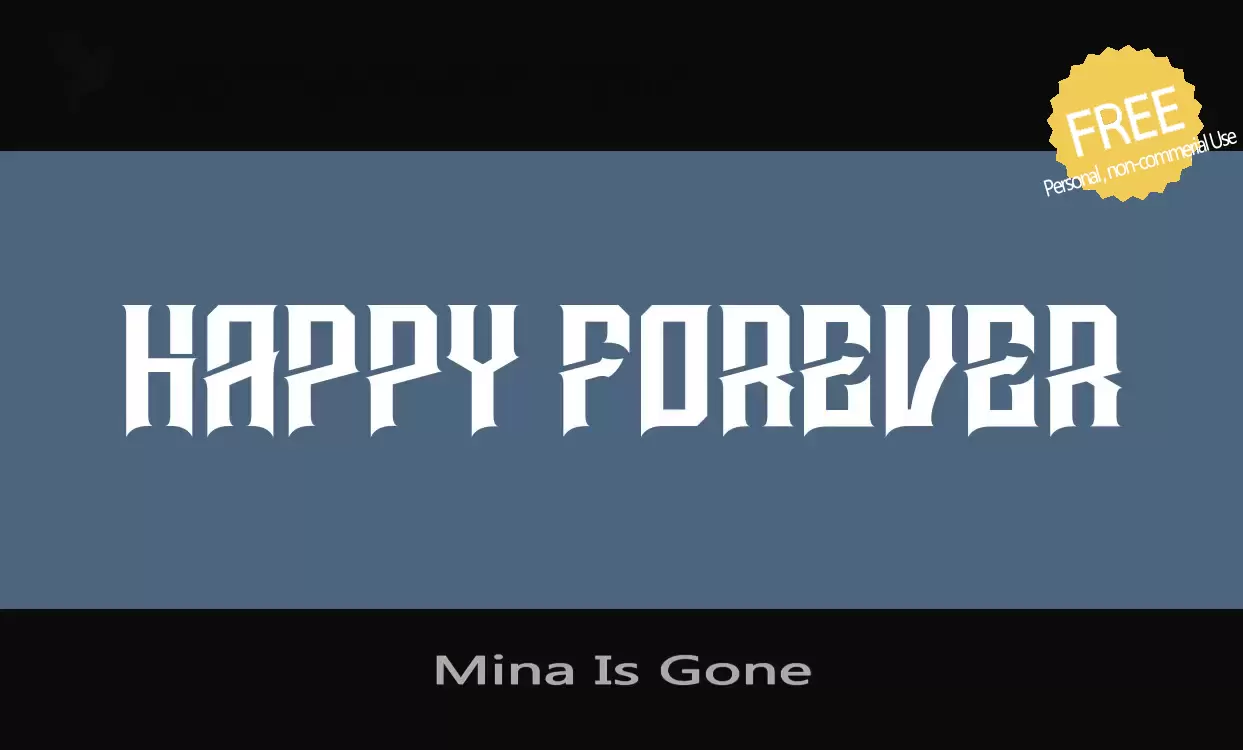 Sample of Mina-Is-Gone