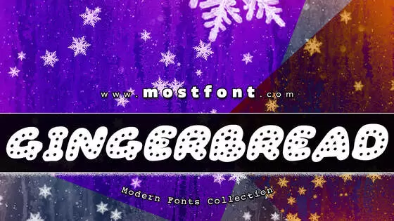 「Gingerbread」字体排版样式