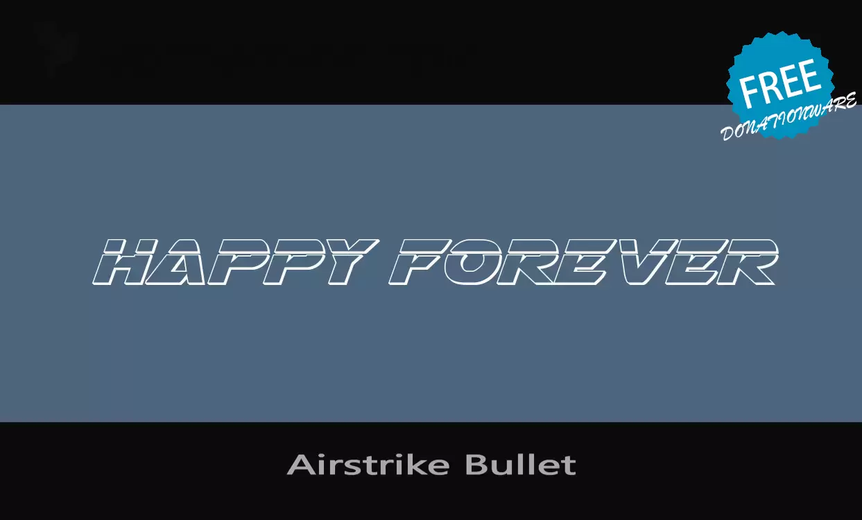 Sample of Airstrike-Bullet