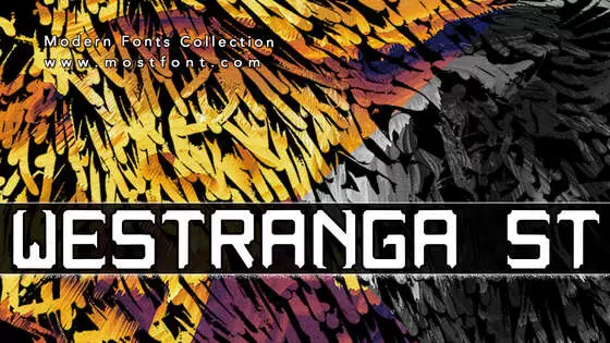 Typographic Design of Westranga-St
