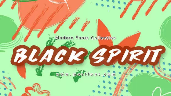 「Black-Spirit」字体排版样式