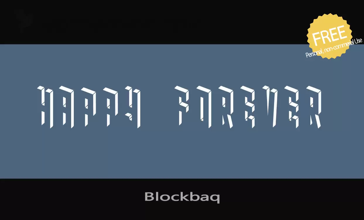 Sample of Blockbaq