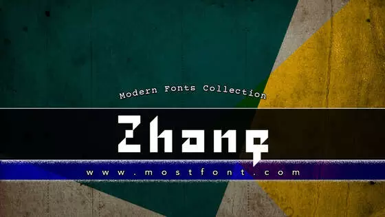 Typographic Design of Zhang