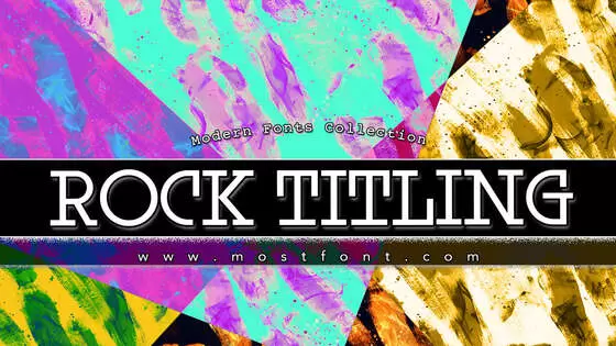 Typographic Design of Rock-Titling