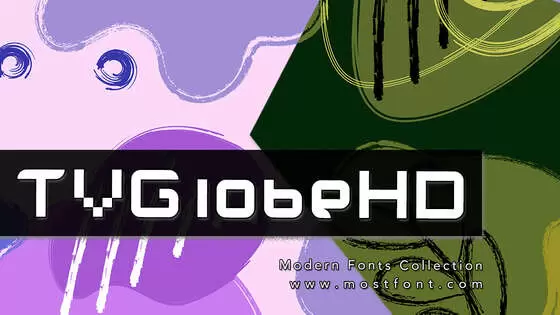 「TVGlobeHD」字体排版图片