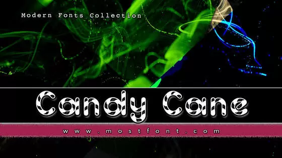 「Candy-Cane-」字体排版样式