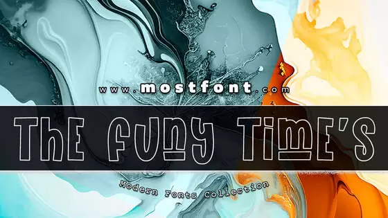 Typographic Design of The-Funy-Time's-Outline