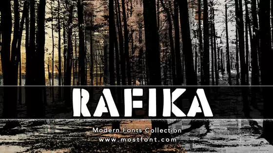 Typographic Design of Rafika