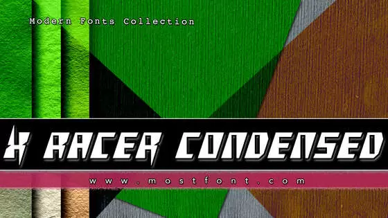「X-Racer-Condensed」字体排版图片