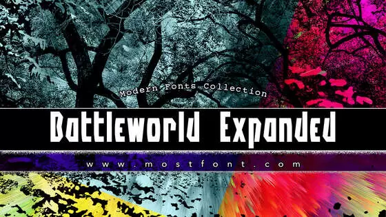 「Battleworld-Expanded」字体排版图片