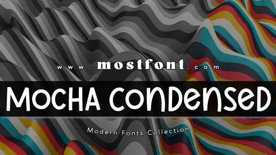 「Mocha-Condensed」字体排版图片